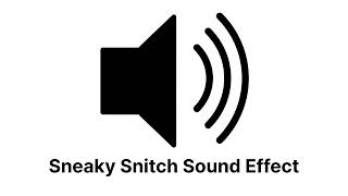 Sneaky Snitch Sound Effect HD [upl. by Danelle]