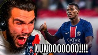 PSG 11 OGC Nice • Ligue 1 GOAL REACTIONS [upl. by Baras]