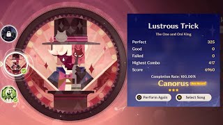 Lustrous Trick  100 The One and Oni King Level  Genshin Impact [upl. by Burne370]