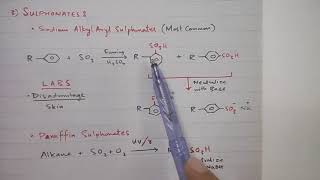 L5 Anionic Surfactants and their synthesis [upl. by Noslrac]