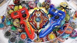 THE 100 BLADER TEST Ultimate Beyblade Challenge  Beyblade Burst GodEvolution [upl. by Elbert611]