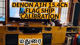 Denon AVCA1H 154 Ch 260W 8K AV Receiver Full Calibration in MADURAI [upl. by Tneciv]