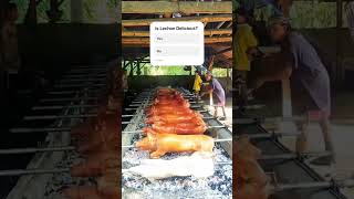 Is Lechon Delicious philippines lechonbaboy foodtrip [upl. by Idissac]