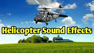 Free Helicopter Sound Effects  Helicopter flying in the sky  Flying Helicopter Sound Effects [upl. by Mirak]