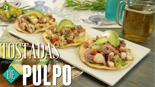 ¿Cómo preparar Tostadas de Pulpo  Cocina Fresca [upl. by Beatrix]