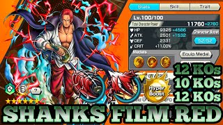 SHANKS FILM RED FULL BOOST GAMEPLAY  ONE PIECE BOUNTY RUSH  OPBR [upl. by Presley]