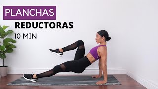 PLANCHAS ABDOMINALES  Ejercicios para eliminar la flacidez abdominal  Abdominales en casa [upl. by Ahsinna]