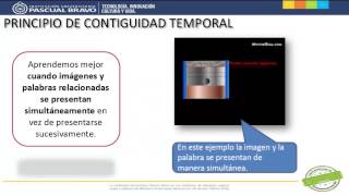 Principio de contigüidad temporal  Teoría del Aprendizaje Multimedia [upl. by Ronna]