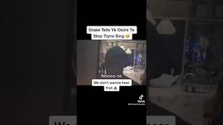 Drake Tells Yk Osiris To Stop Trying To Sing In His House 😂 shorts drake ykosiris [upl. by Yecnahc700]