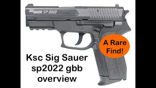 Ksc Sig Sauer sp2022 gbb overview airsoft airsoftgbb ksc sigsauer sp2022 gasblowback [upl. by Akinehc988]