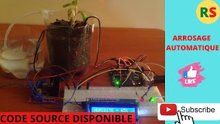 ARDUINO  CAPTEUR DHUMIDITÉ  ARROSAGE AUTOMATIQUE [upl. by Allissa]