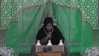 HAFIZHAH CABANG TAHFIDZ ALQURAN GOLONGAN 5 JUZ DAN TILAWAH  SURAH ALMAIDAH AYAT 44 HALAMAN 115 [upl. by Suryc]