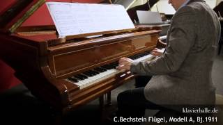 CBechstein Flügel Modell A  Franz Liszt  Consolation [upl. by Anyahs616]