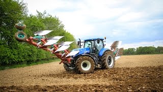 NEW HOLLAND T7270 I 8 plowhshare I PLOWING [upl. by Nnylrats666]