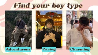 Find Your Ideal Boy Type Quiz ✨💜  Fun Personality Quiz [upl. by Seen]