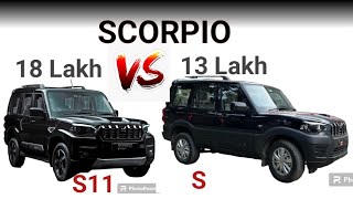 2024 Mahindra Scorpio class S VS S11  Price features Different [upl. by Clea]