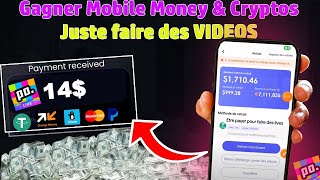 App Gagner Argent de largent Mobile Money ou Crypto en Mettant en ligne des Vidéos  Poppo [upl. by Ahsyat]