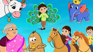 हिन्दी टॉप 2020 I Nani Teri Morni Ko  Lakdi Ki Kathi  More Top Hindi Rhymes by Fun For Kids TV [upl. by Den]