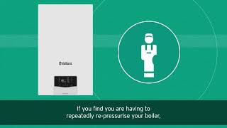 How to repressurise your ecoTEC plus boiler  Vaillant [upl. by Liebman]