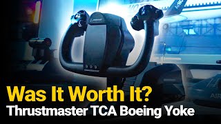 One Year With The Thrustmaster Boeing Yoke  Was It Worth The Money [upl. by Nimocks391]