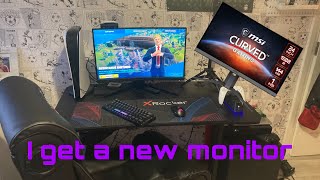 I Get A New Gaming Monitor THE MSI OPTIX G24C6 IS INSANE [upl. by Chansoo818]