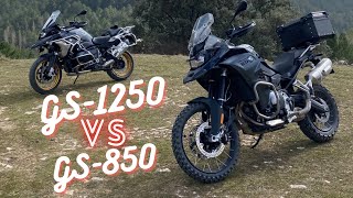 BMW Gs 1250 vs 850 Adv [upl. by Svensen]