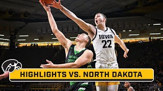 North Dakota at Iowa  Highlights  Big Ten Basketball  Nov 7 2023 [upl. by Punak]