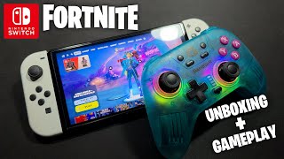 GAMESIR NOVA HANDCAM Fortnite Gameplay on Nintendo Switch 55 UNBOXING  GAMEPLAY [upl. by Ban]