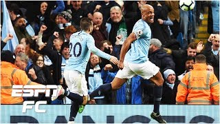 Reaction to Vincent Kompanys incredible goal Manchester City on brink of title  Premier League [upl. by Aenet914]