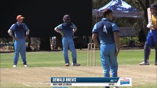 Dewald Brevis Bowling  Baby AB Bowling [upl. by Valene]