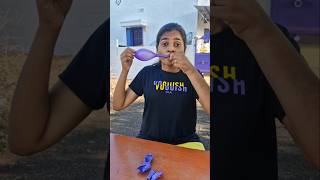 Balloon Blowing Challange 🎈😱TomampJerry 🤣 DiyaIshwarya shorts viralvideo [upl. by Aidaas64]