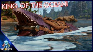 OP Harpoon Mosasaurus Taming  Ark The Center EP28 [upl. by Atenek959]