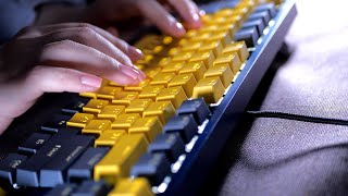 ASMR 10 Lubed Keyboards with Fast Typing for Studying Works Relaxing🌞Custom Keyboards 4K [upl. by Elcarim]