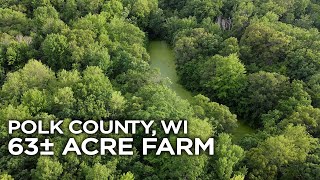 How to find a hobby farm 6383± Acre Farm in Polk County WI [upl. by Suedama]