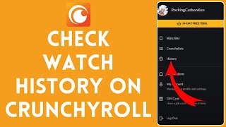 How to Check Watch History on Crunchyroll 2024  Crunchyroll Tutorial [upl. by Greenebaum]