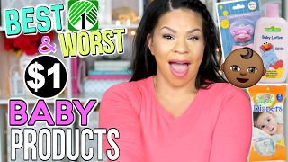 10 THINGS YOU SHOULD BUY AT DOLLAR TREE  BEST amp WORST BABY CARE PRODUCTS FOR 1 [upl. by Vitia]