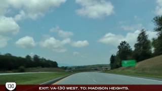 US29 Bypass East of Lynchburg VA [upl. by Eirollam921]