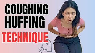 Huffing and coughing techniques  physiotherapy [upl. by Afesoj]