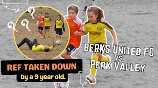 Micd Up Berks United FC quotBLAZEquot vs Perk Valley quotWildcatsquot 4K Soccer  U10 Girls [upl. by Viridi]