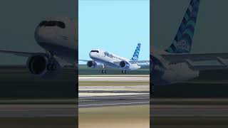 Infinite Flight JetBlue A220300 Takeoff From Sarasota SRQ to New York JFK infiniteflight [upl. by Einolem]