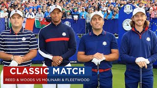 Woods amp Reed vs Molinari amp Fleetwood  Extended Highlights  2018 Ryder Cup [upl. by Sad264]