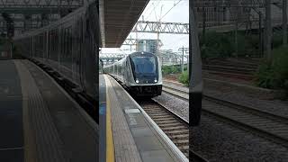 Elizabeth Line Crossrail Class 345 Train Arriving Stratford Station shorts shortvideo short [upl. by Gillian]