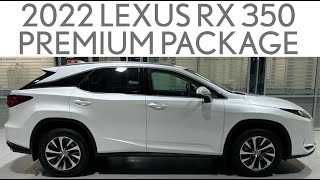 2022 Lexus RX 350 Premium Package L240379A  Full Review and Walk Around [upl. by Polish]