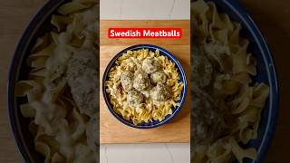 Easy Swedish Meatballs Recipe [upl. by Zildjian]