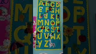 A to Z chart paper for class room decoration [upl. by Tomchay]