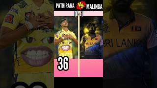 Matheesha Pathirana Vs Lasith Malinga  comparison cricket [upl. by Elodia]