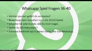 Whatsapp Spiel Fragen 150 [upl. by Nail]