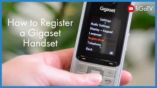 How To Register a Gigaset Handset  liGocouk [upl. by Letney59]