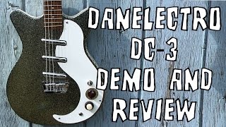 Danelectro DC3 Electric Guitar Demo amp Review [upl. by Oaoj292]