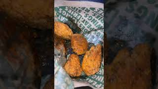 WINGSTOP BONELESS WINGS BUFALLO AND LOUISIANA RUB FLAVOR [upl. by Urson820]